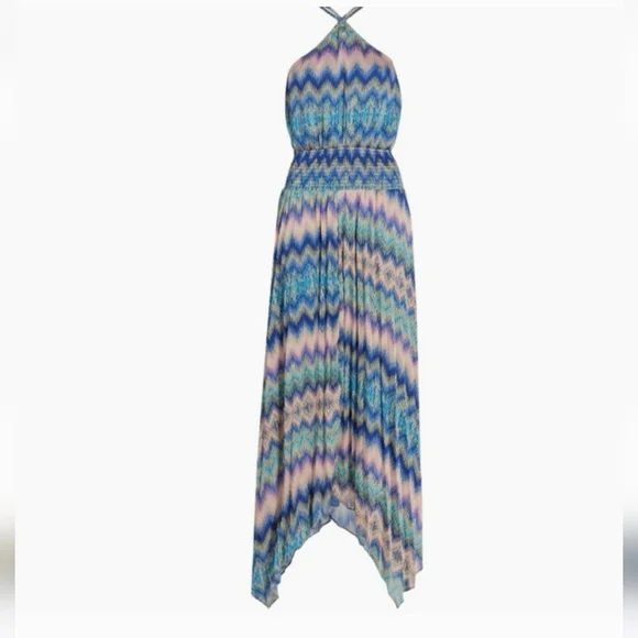 Ramy BrookNWTs Giana Halter Maxi Dress - Retro Chevron